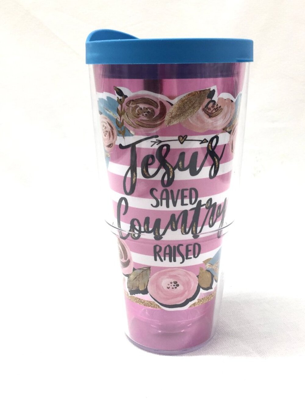 Tervis Tumbler Cup - Simply Southern Jesus Saved NWT